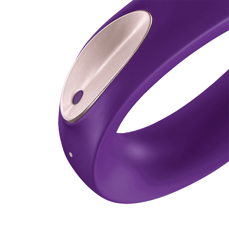 Satisfyer - Partner Plus Couple Vibrator (Purple) - Durio.sg.sg