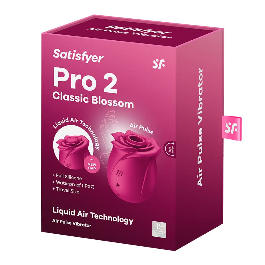 Satisfyer - Pro 2 Classic Blossom Clitoral Air Stimulator (Pink) STF1312 Durio.sg