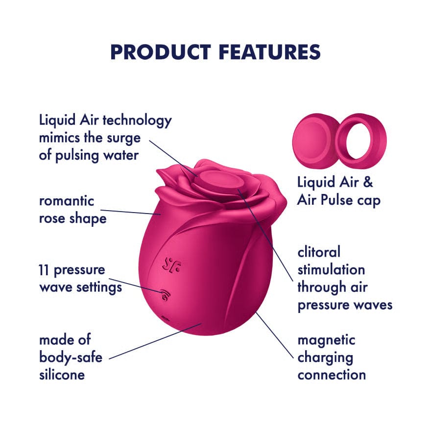 Satisfyer - Pro 2 Classic Blossom Clitoral Air Stimulator (Pink) STF1312 Durio.sg