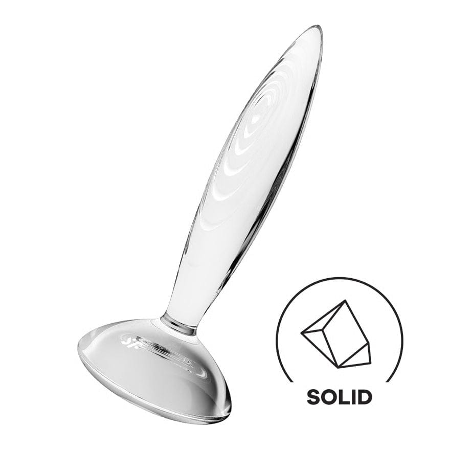 Satisfyer - Sparkling Crystal Glass Anal Plug (Clear) STF1323 Durio.sg