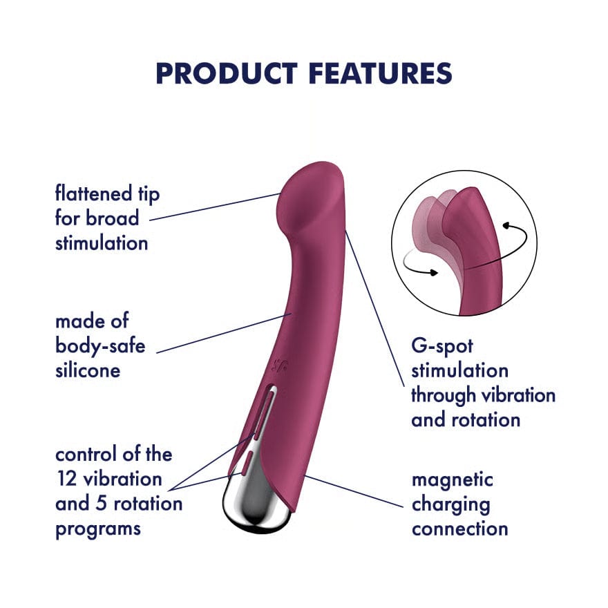 Satisfyer - Spinning G-Spot 1 Rotating G Spot Vibrator Durio.sg