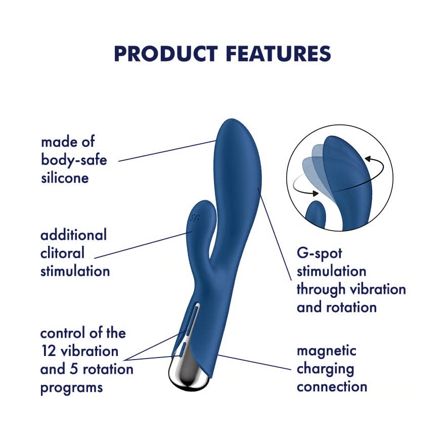 Satisfyer - Spinning Rabbit 1 Rotating Rabbit Vibrator Durio.sg