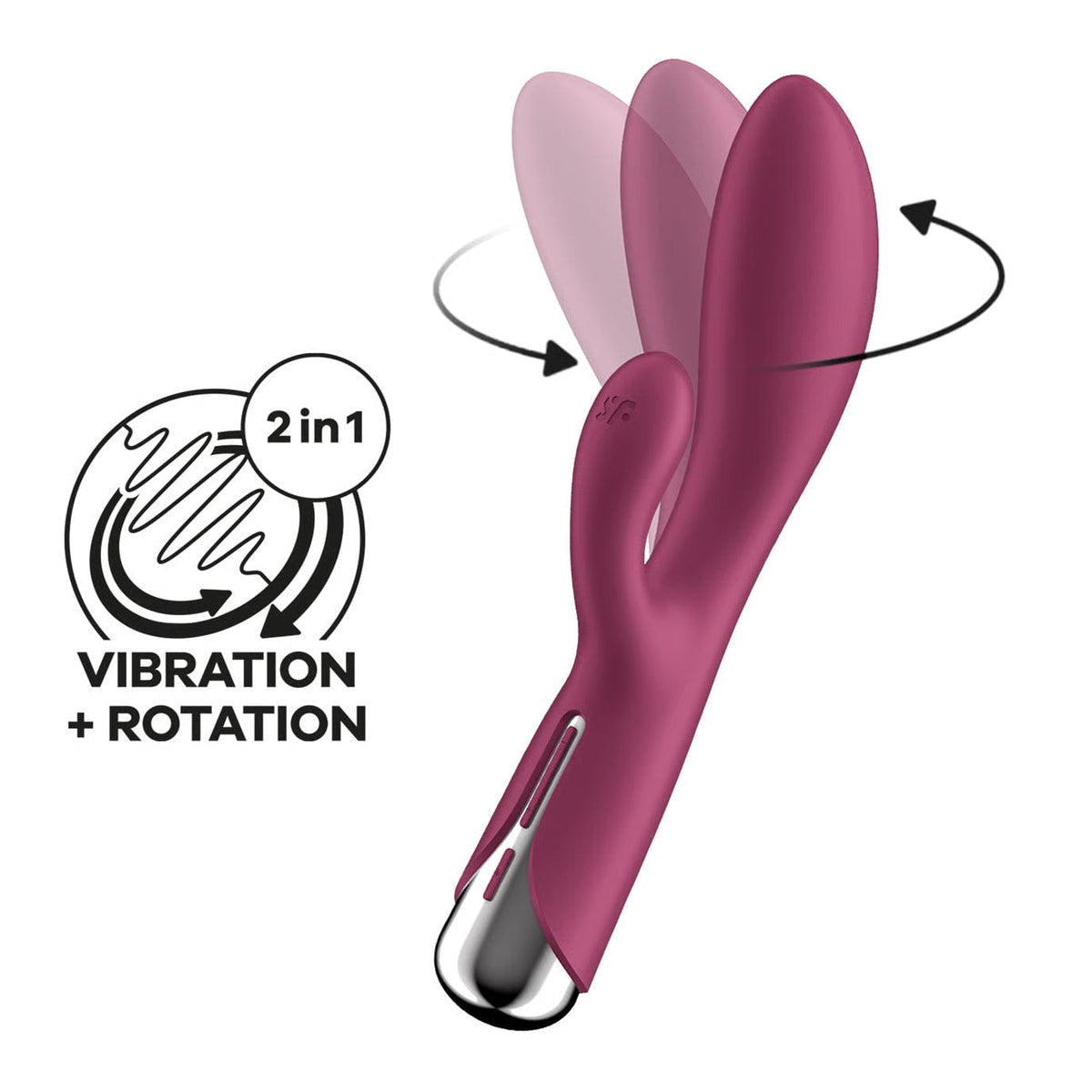 Satisfyer - Spinning Rabbit 1 Rotating Rabbit Vibrator Durio.sg