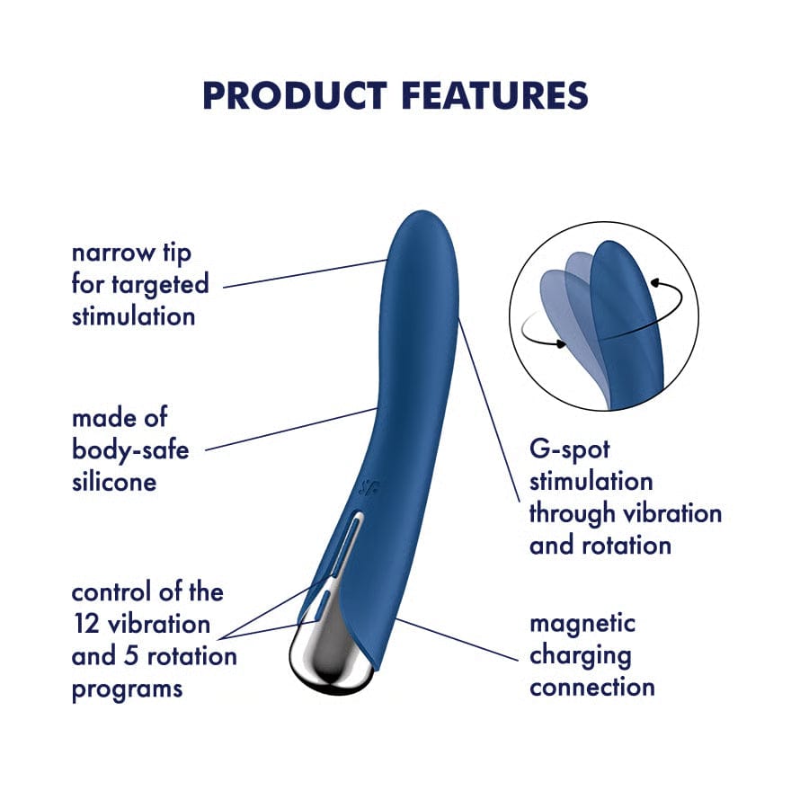 Satisfyer - Spinning Vibe 1 Rotating G Spot Vibrator Durio.sg