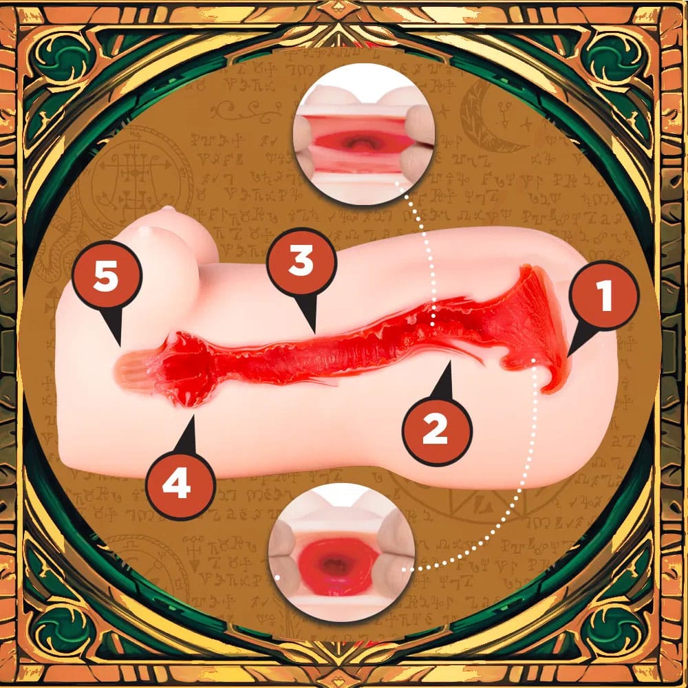 Seiraku Toys - Secret Spellbook Onahole Stroker Masturbator (Beige) SRT1009 Durio.sg