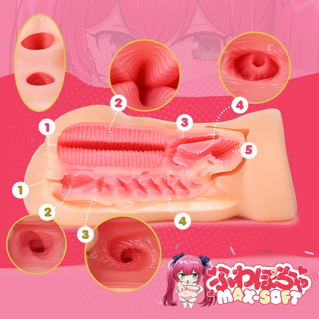 Seiraku Toys - Well Rounded Girl Max Soft Onahole Stroker Masturbator (Beige) SRT1007 Durio.sg