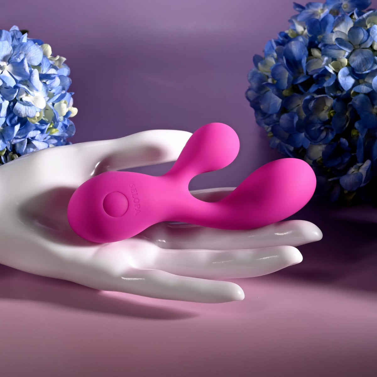 SELOPA - My Buddy Rechargeable Double-Ended Vibrator (Pink) EV1224 Durio.sg
