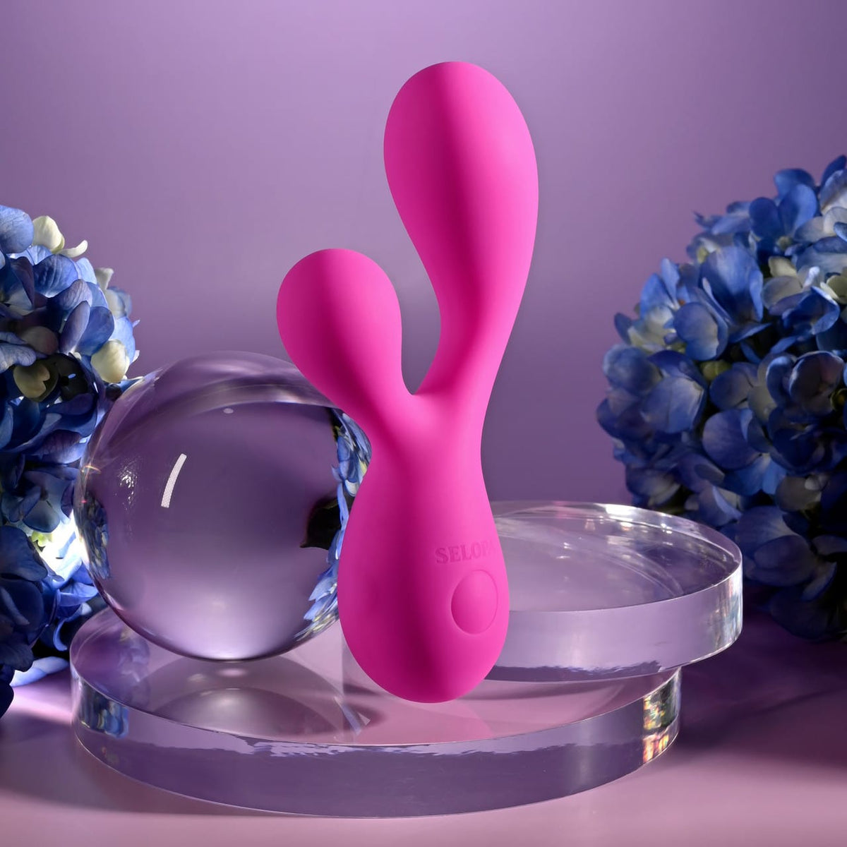 SELOPA - My Buddy Rechargeable Double-Ended Vibrator (Pink) EV1224 Durio.sg