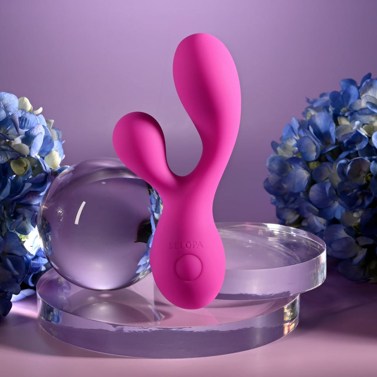 SELOPA - My Buddy Rechargeable Double-Ended Vibrator (Pink) EV1224 Durio.sg