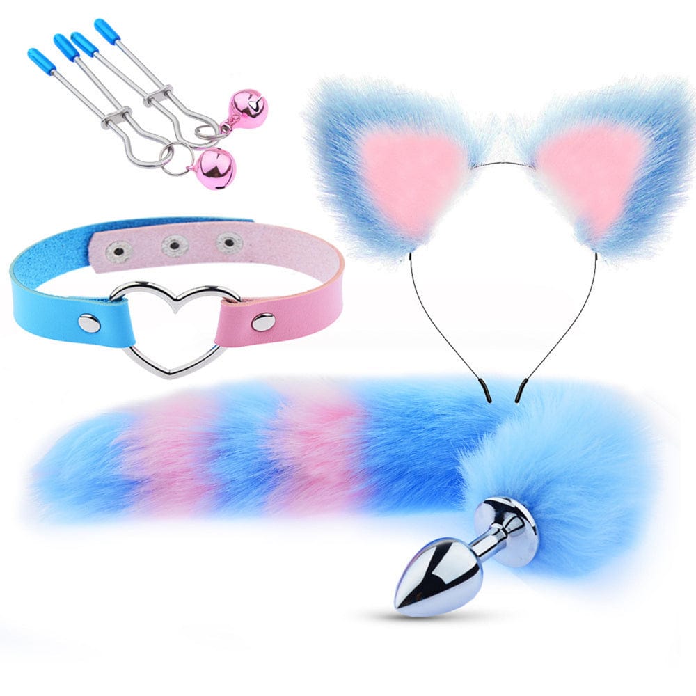 SM VIP - Cat BDSM Set (Blue) OT1269 Durio.sg