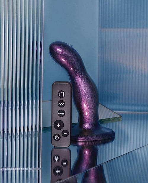 Strap On Me - Fingering and Vibrating Rechargeable Dildo (Purple) SOM1001 Durio.sg