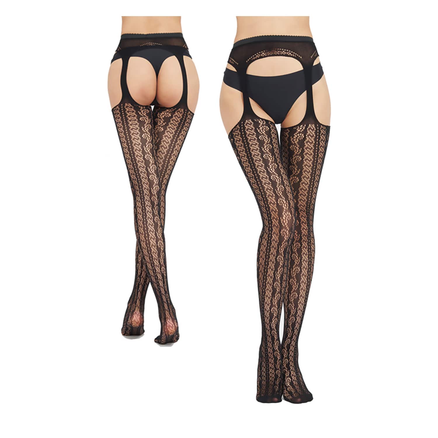 Stylish Avenue - All-Lace Suspender Stockings NO-106 SAV1038 Durio.sg