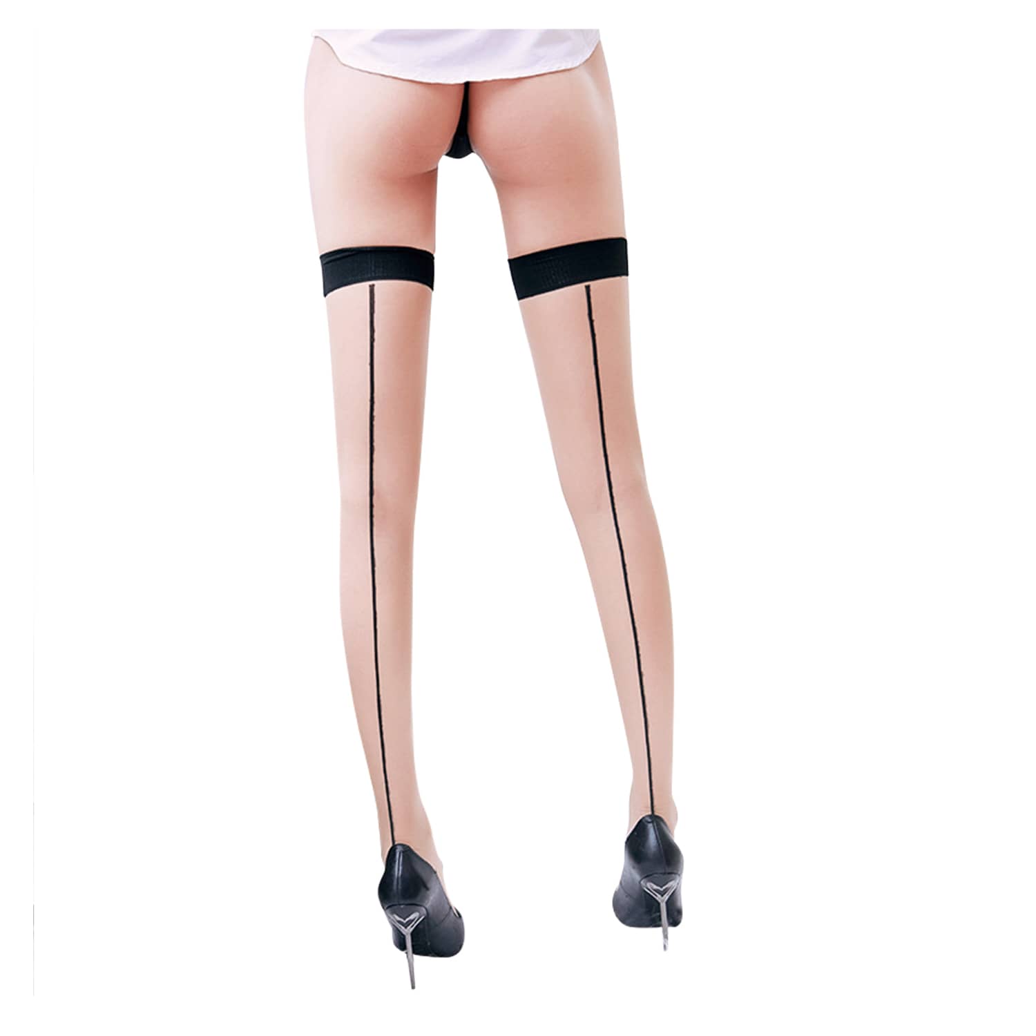 Stylish Avenue - Back Seam Garter Stockings BE B12BE SAV1031 Durio.sg