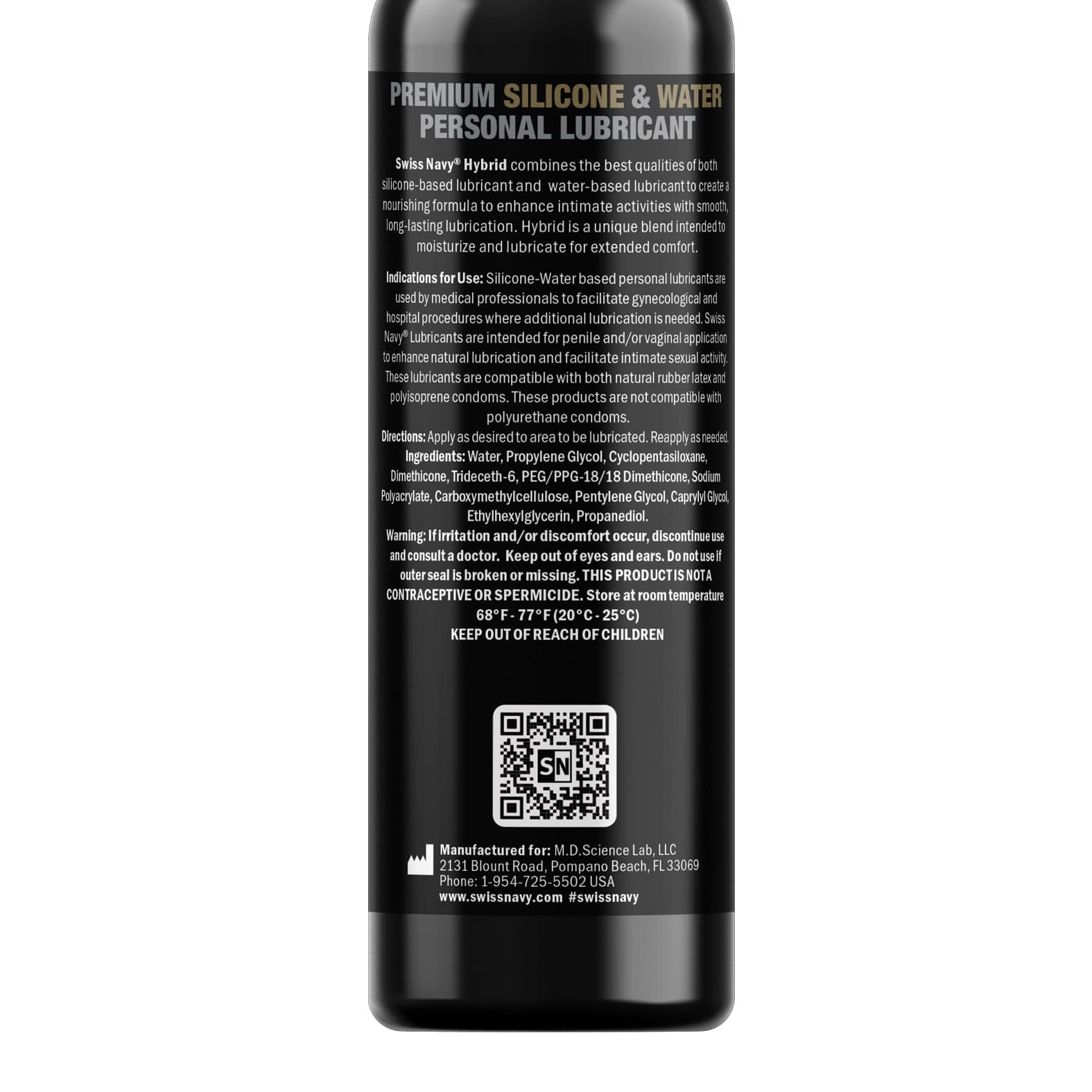 Swiss Navy - Hybrid Lubricant Durio.sg