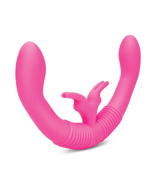 Together - Female Intimacy Vibe Double Dildo (Pink) OT1272 Durio.sg