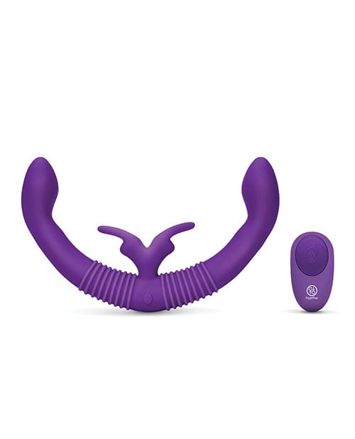Together - Female Intimacy Vibe with Remote Double Dildo (Purple) OT1271 Durio.sg