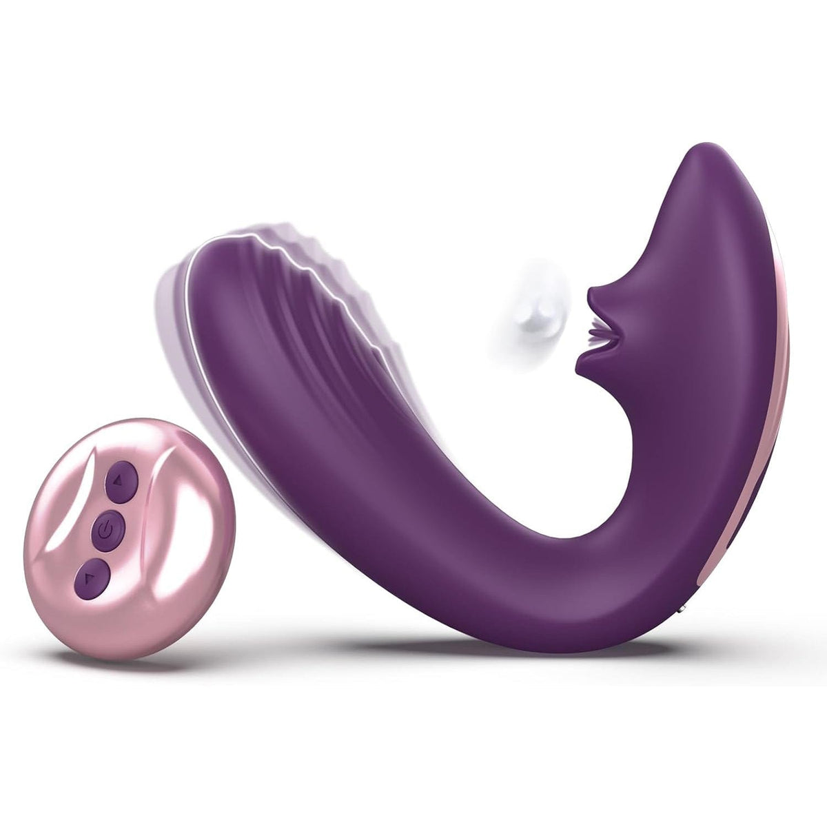Tracy's Dog - Juicy Clitoral Licking Vibrator OG Lick (Purple) TRD1028 Durio.sg