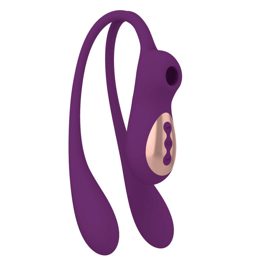 Tracy's Dog - Pamela Sucking Vibrator Clitoral Air Stimulator (Purple) TRD1031 Durio.sg