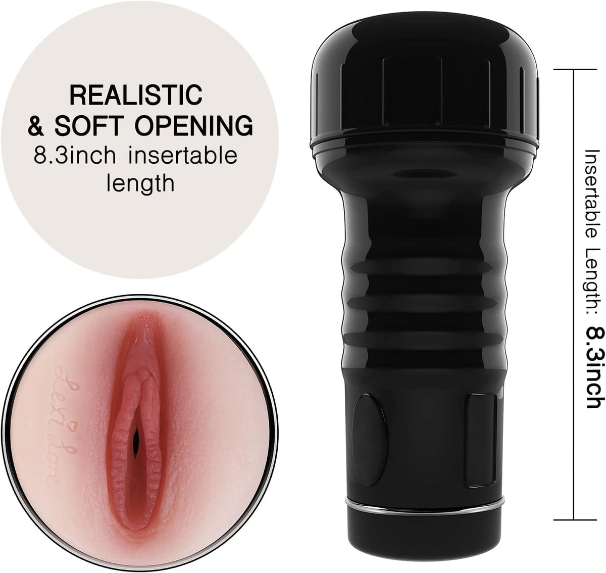 Tracy's Dog - Signature Stroker Lexi Lore Male Masturbator (Beige) TRD1039 Durio.sg