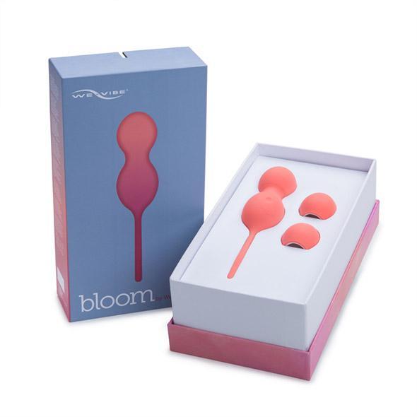 We-Vibe - Bloom App-Controlled Vibrating Kegel Balls (Orange) WEV1030 CherryAffairs