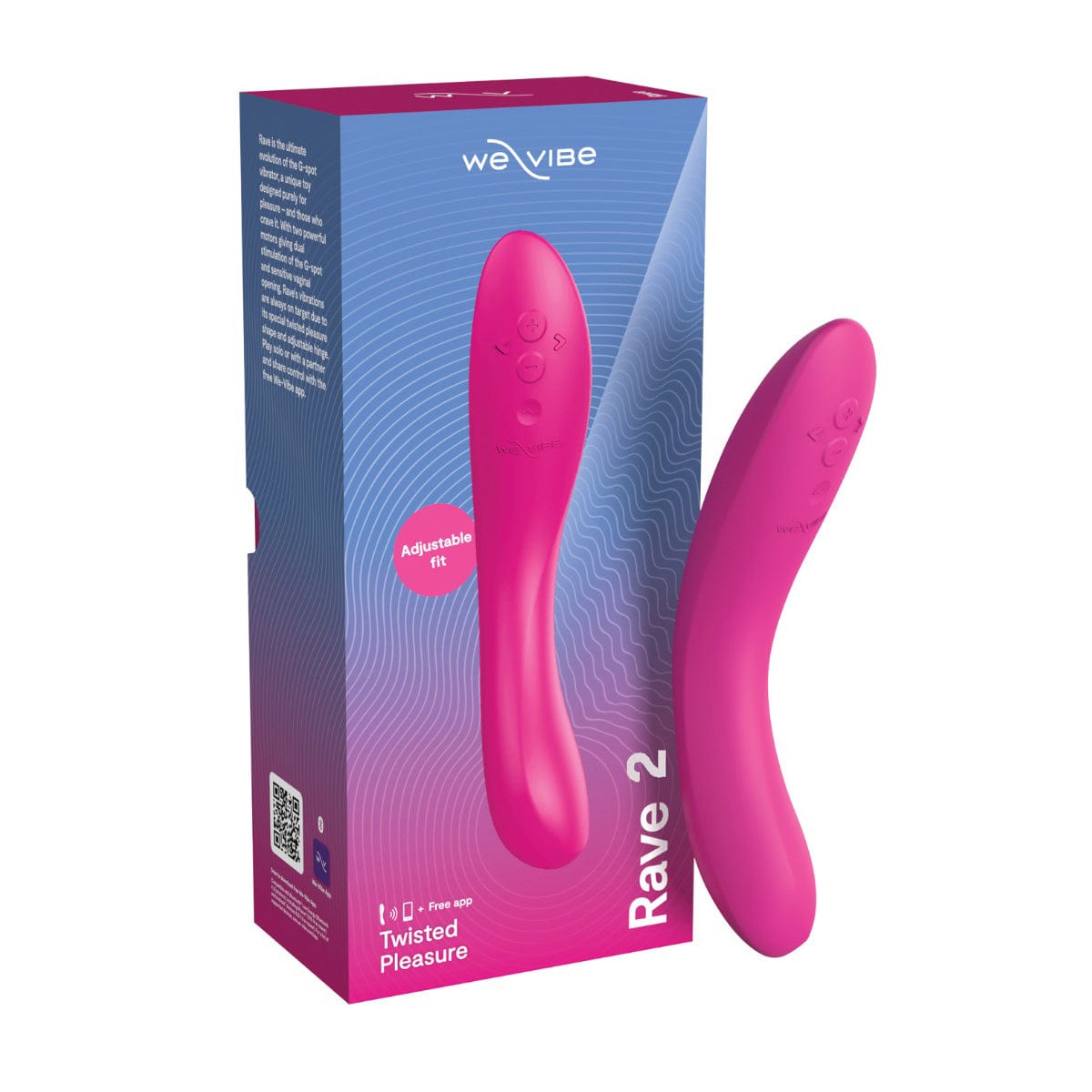 WE VIBE - Rave 2 App-Controlled Vibrating G Spot Dildo Durio.sg
