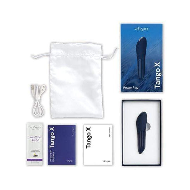 We Vibe - Tango X Power Play Rechargeable Discreet Vibrator (Midnight Blue) WEV1045 CherryAffairs