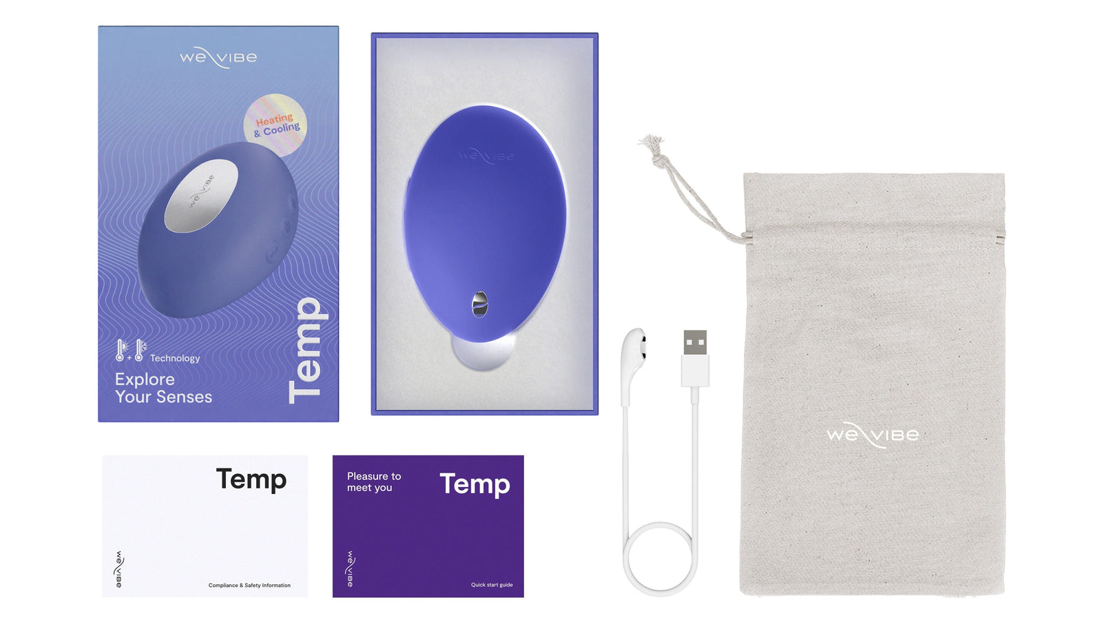 We Vibe - Temp Temperature Play Vibrator Durio.sg