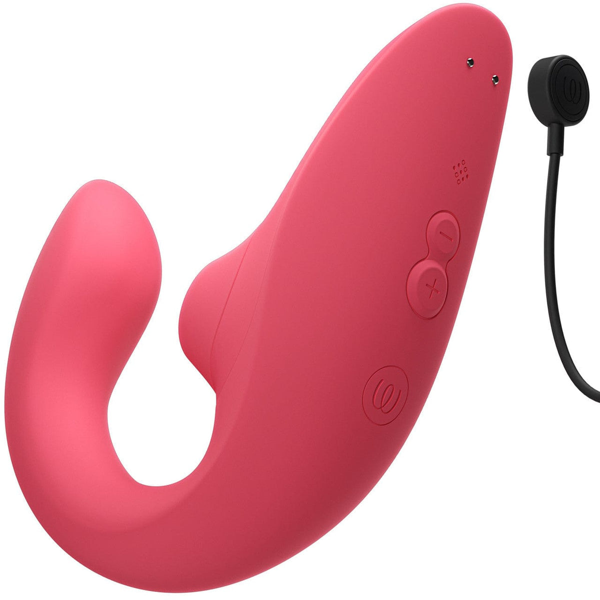 Womanizer - Blend The Original Clitoral Clit Stimulator with G Spot Dildo CherryAffairs