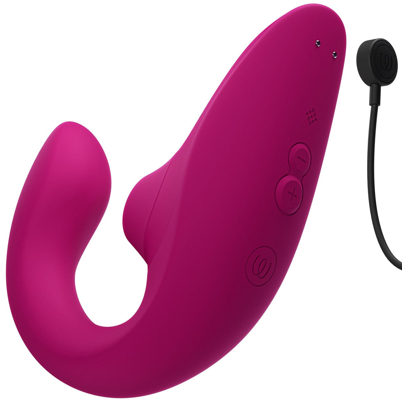 Womanizer - Blend The Original Clitoral Clit Stimulator with G Spot Dildo CherryAffairs