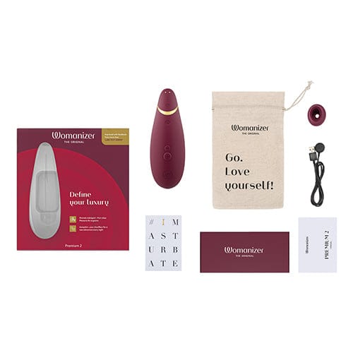 Womanizer - Premium 2 Clitoral Air Stimulator CherryAffairs