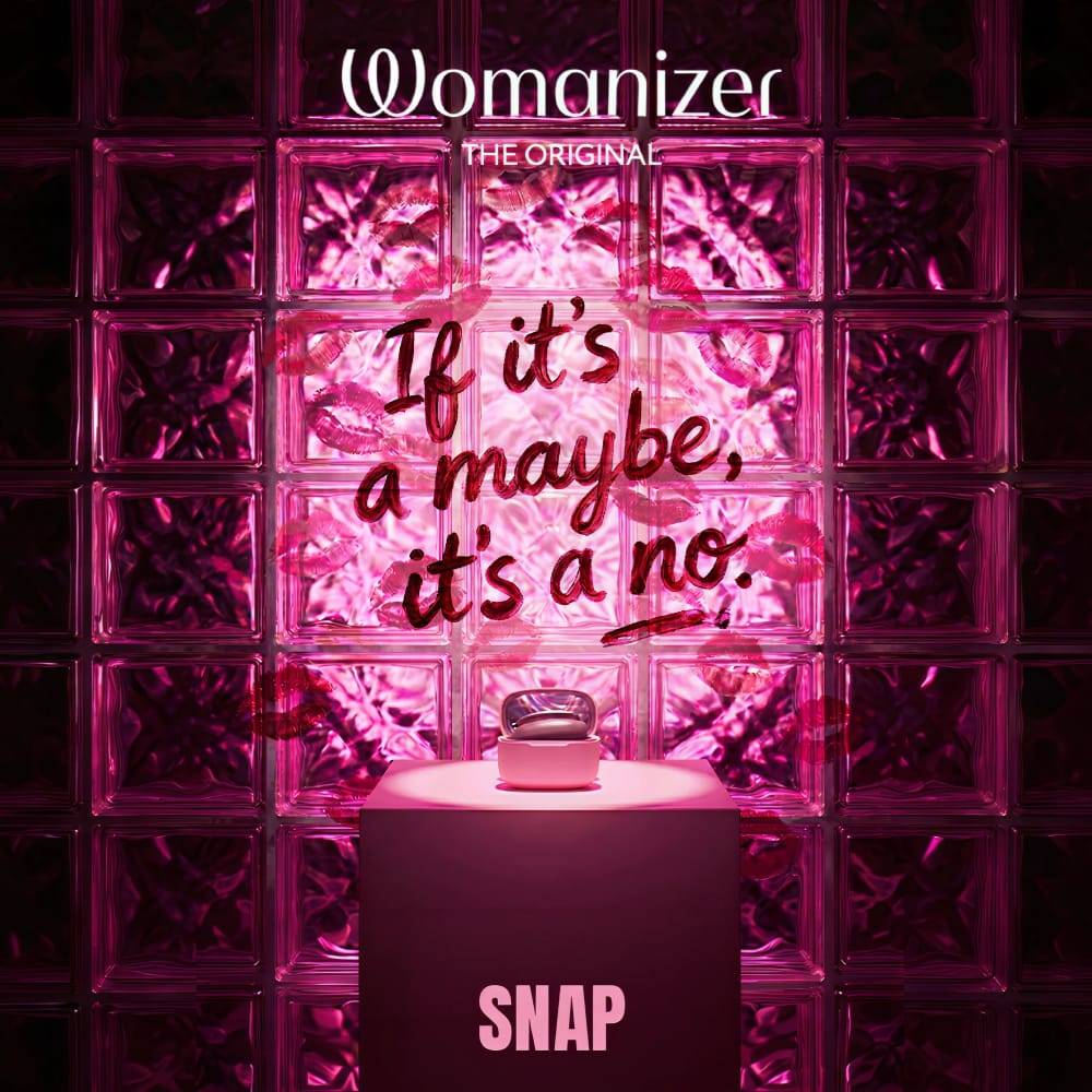 Womanizer - Snap Portable Clitoral Air Stimulator (Crushed Berry) WM1096 Durio.sg