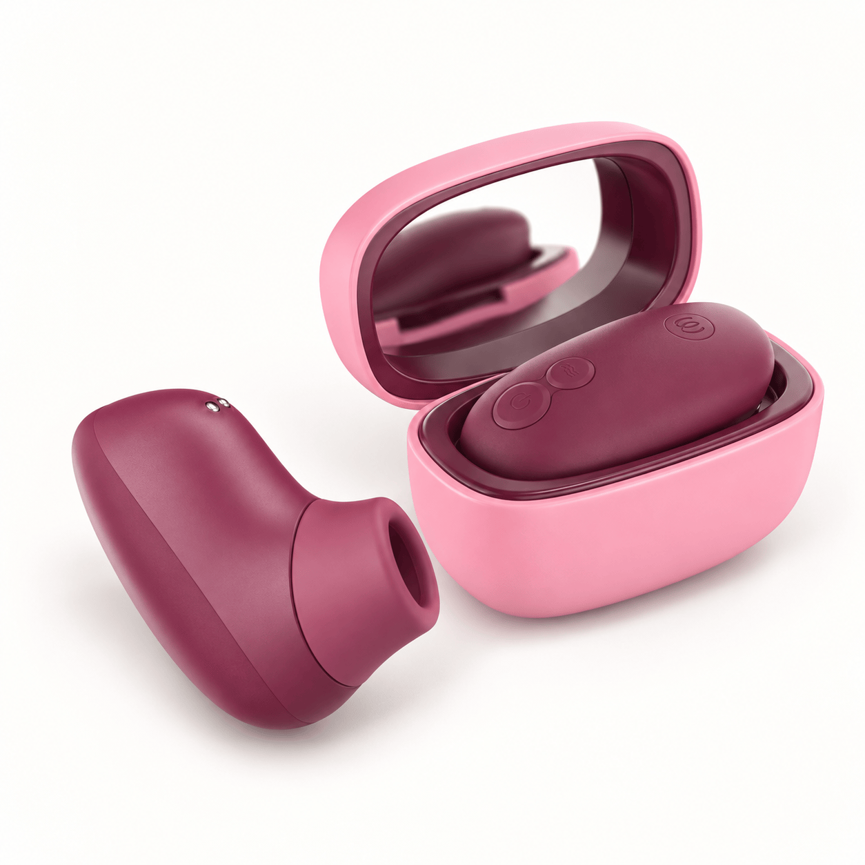 Womanizer - Snap Portable Clitoral Air Stimulator (Crushed Berry) WM1096 Durio.sg