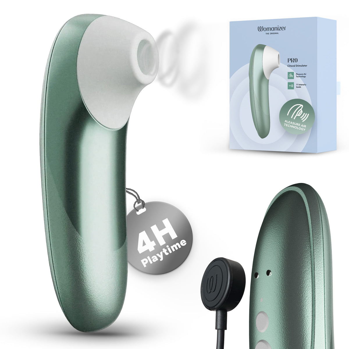Womanizer - Womanizer Pro Clitoral Air Stimulator Massager Durio.sg