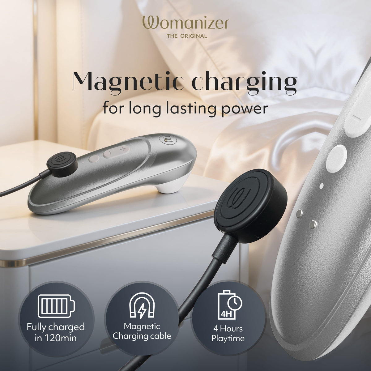 Womanizer - Womanizer Pro Clitoral Air Stimulator Massager Durio.sg