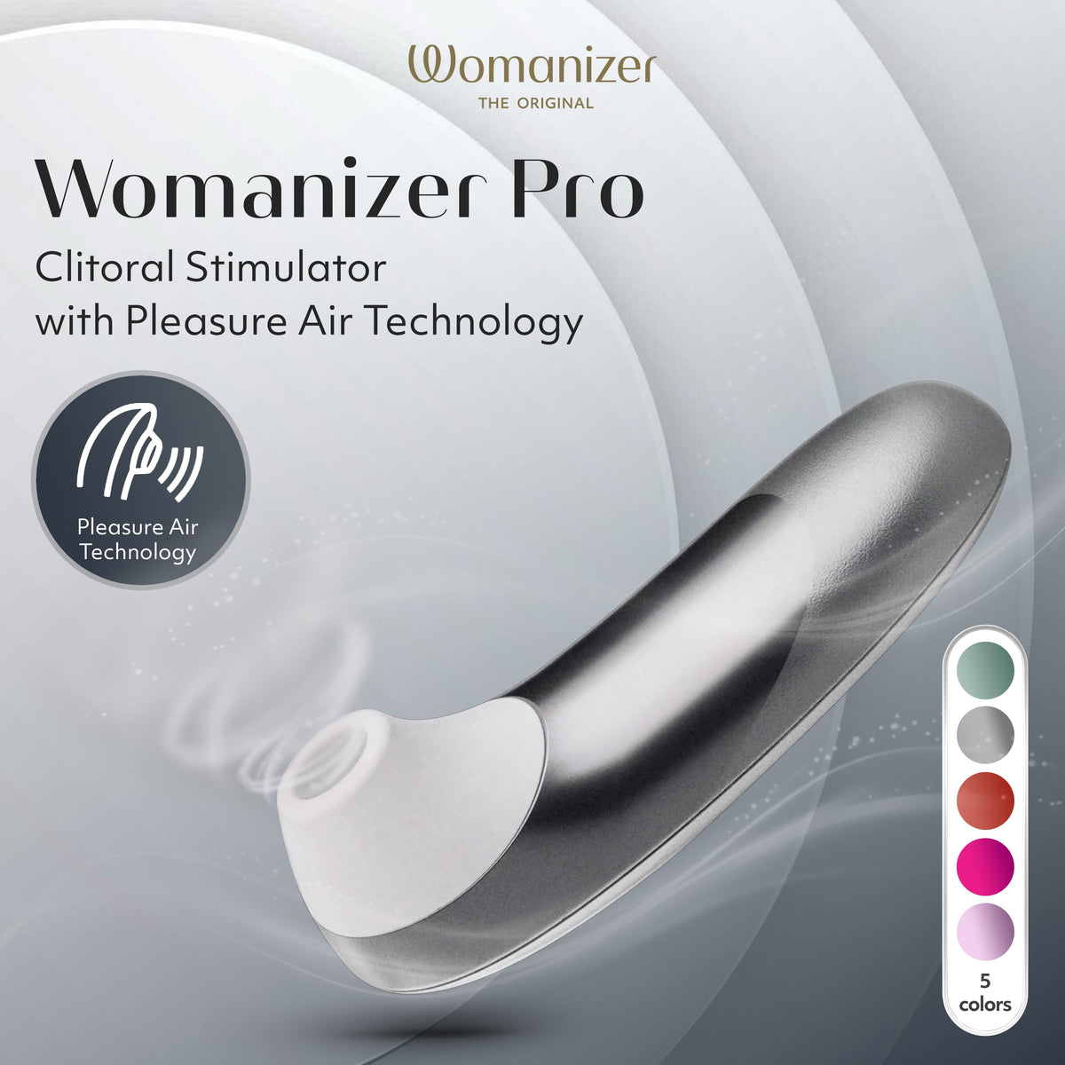 Womanizer - Womanizer Pro Clitoral Air Stimulator Massager Durio.sg