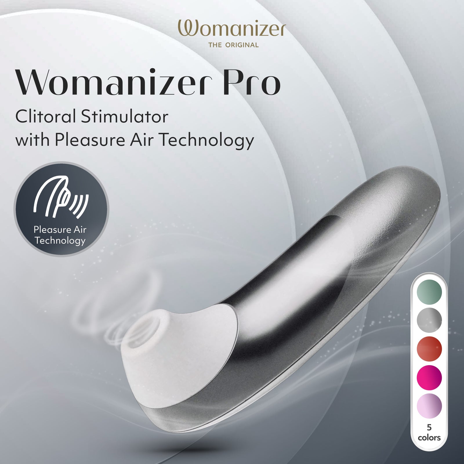 Womanizer - Womanizer Pro Clitoral Air Stimulator Massager Durio.sg