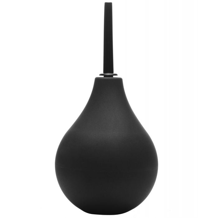 XR Brands - CleanStream Thin-Tip Silicone Anal Douche Bulb 225 ml (Black) XR1099 Durio.sg