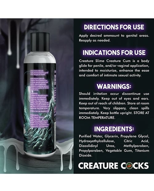 XR Brands - Creature Cocks Creature Slime Unscented Water Based Lubricant XR1100 Durio.sg