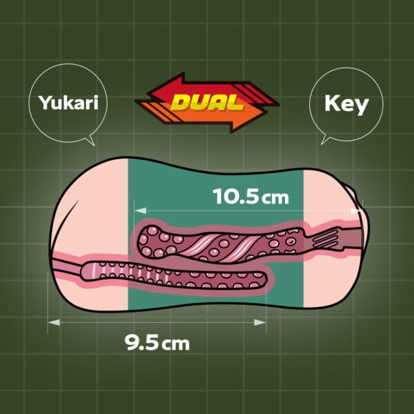 XTC Japan - Panzer Duo Dual-Entry Onahole Stroker (Multi Colour) XJ1007 Durio.sg