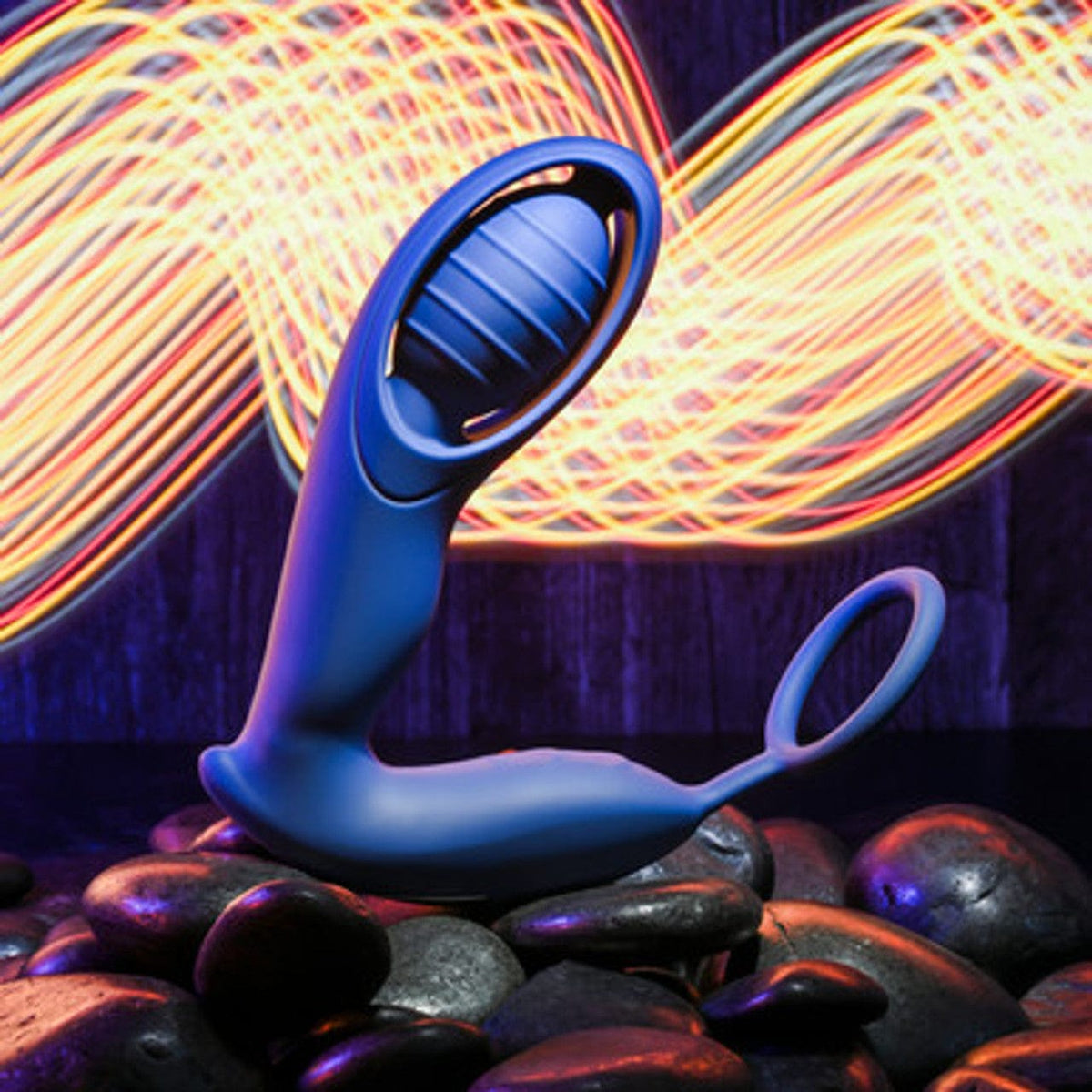 Zero Tolerance - Extra Mile Prostate Massager with Cock Ring (Blue) ZR1076 Durio.sg