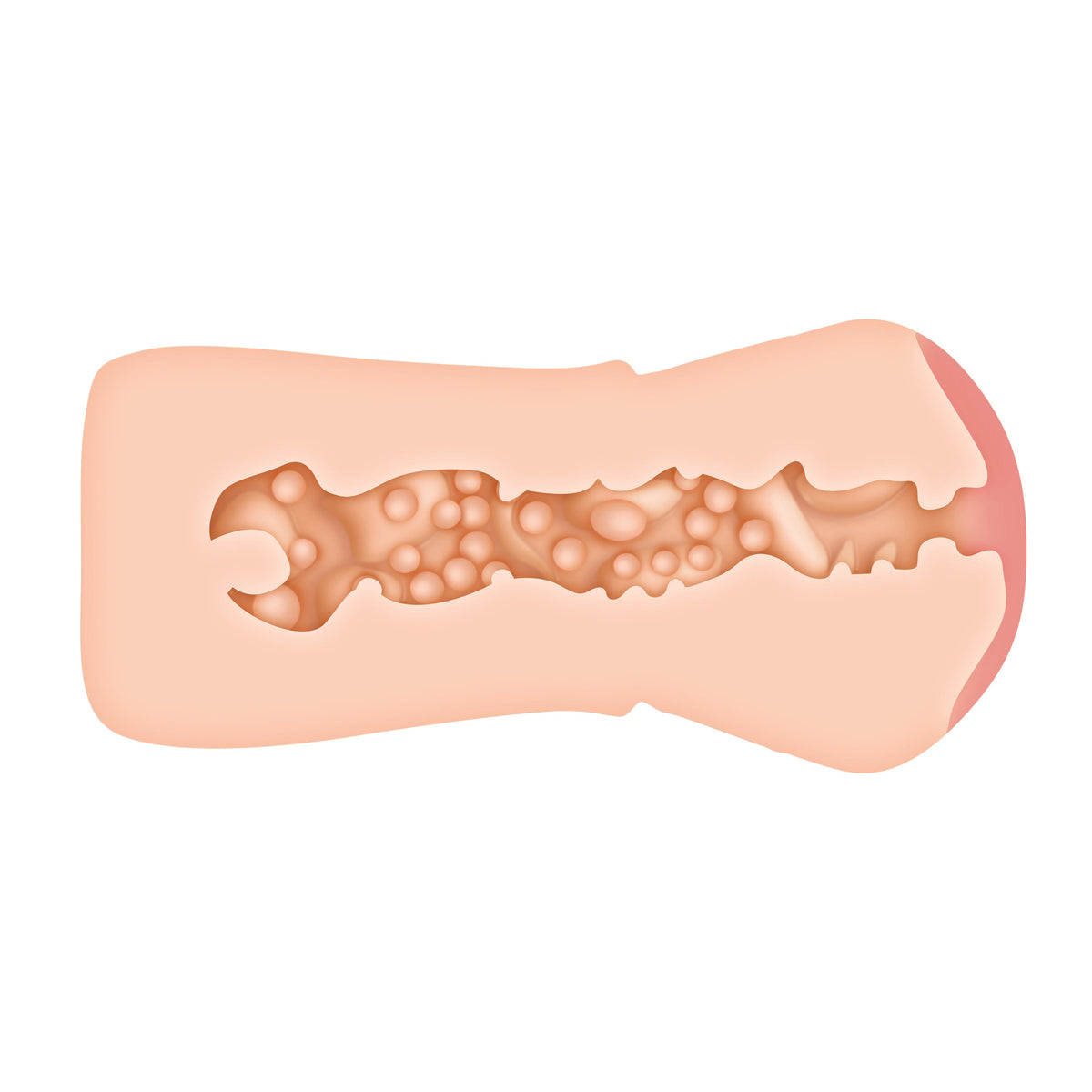 Zero Tolerance - อุปกรณ์ช่วยตัวเองช่องคลอด Sasha Grey พร้อมแหวนไก่สั่น (สีเบจ)