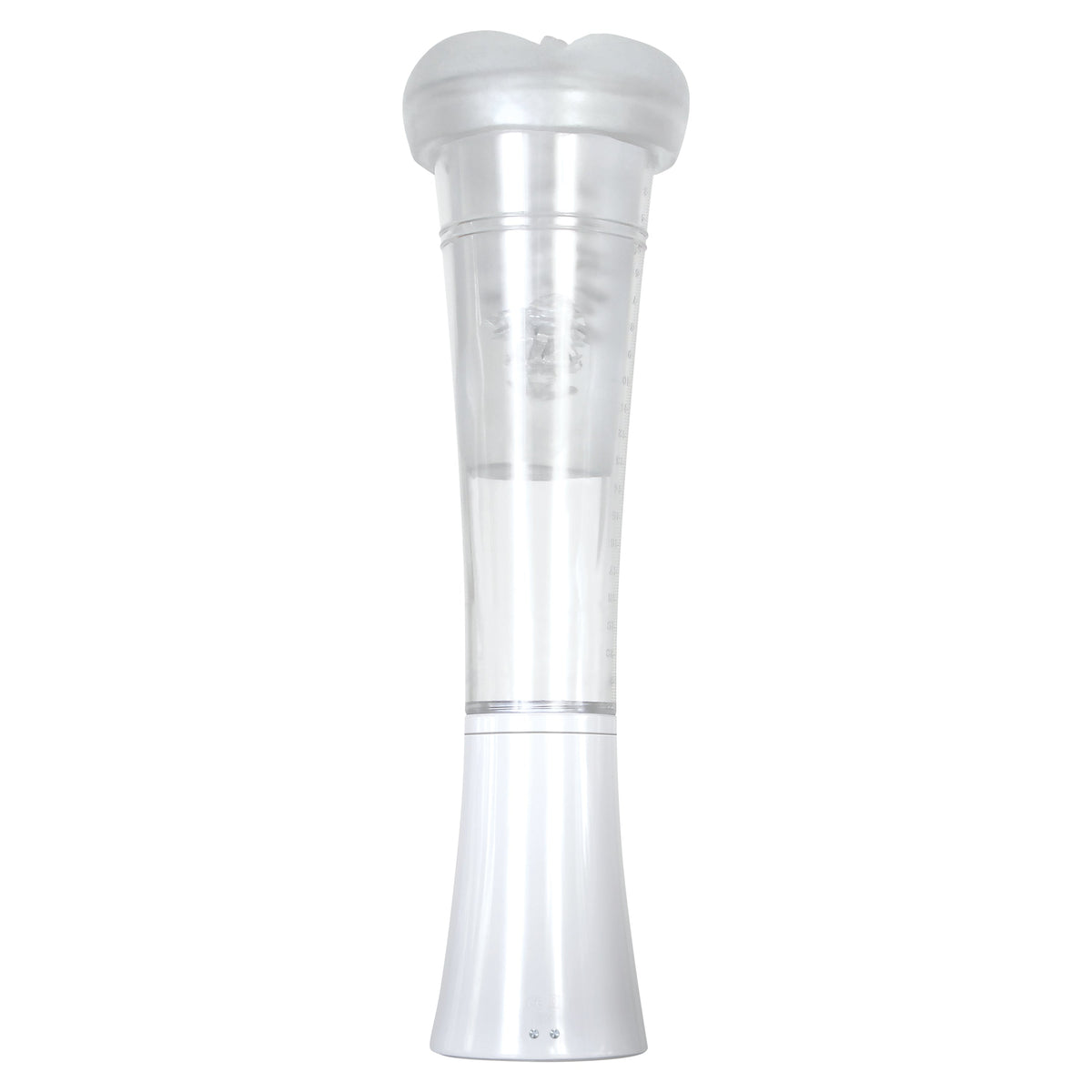 Zero Tolerance - ดูดสูญญากาศแบบชาร์จไฟได้ดีปั๊มอวัยวะเพศชายผู้สำเร็จความใคร่ด้วยตนเองแบบสั่น (สีขาว)