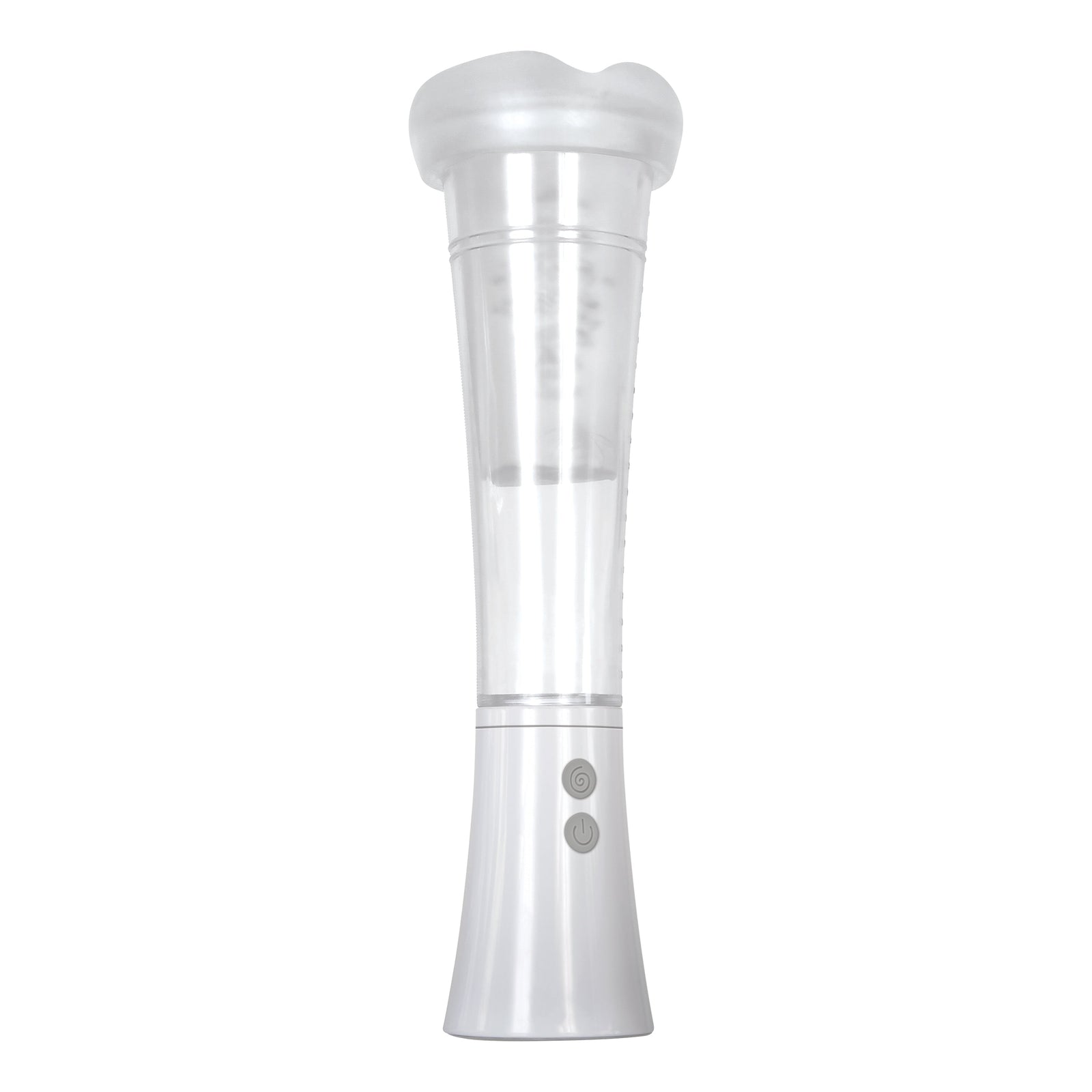 Zero Tolerance - ดูดสูญญากาศแบบชาร์จไฟได้ดีปั๊มอวัยวะเพศชายผู้สำเร็จความใคร่ด้วยตนเองแบบสั่น (สีขาว)