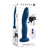 Evolved - Gender X Snuggle Up Remote Vibrating Strap On (Blue)