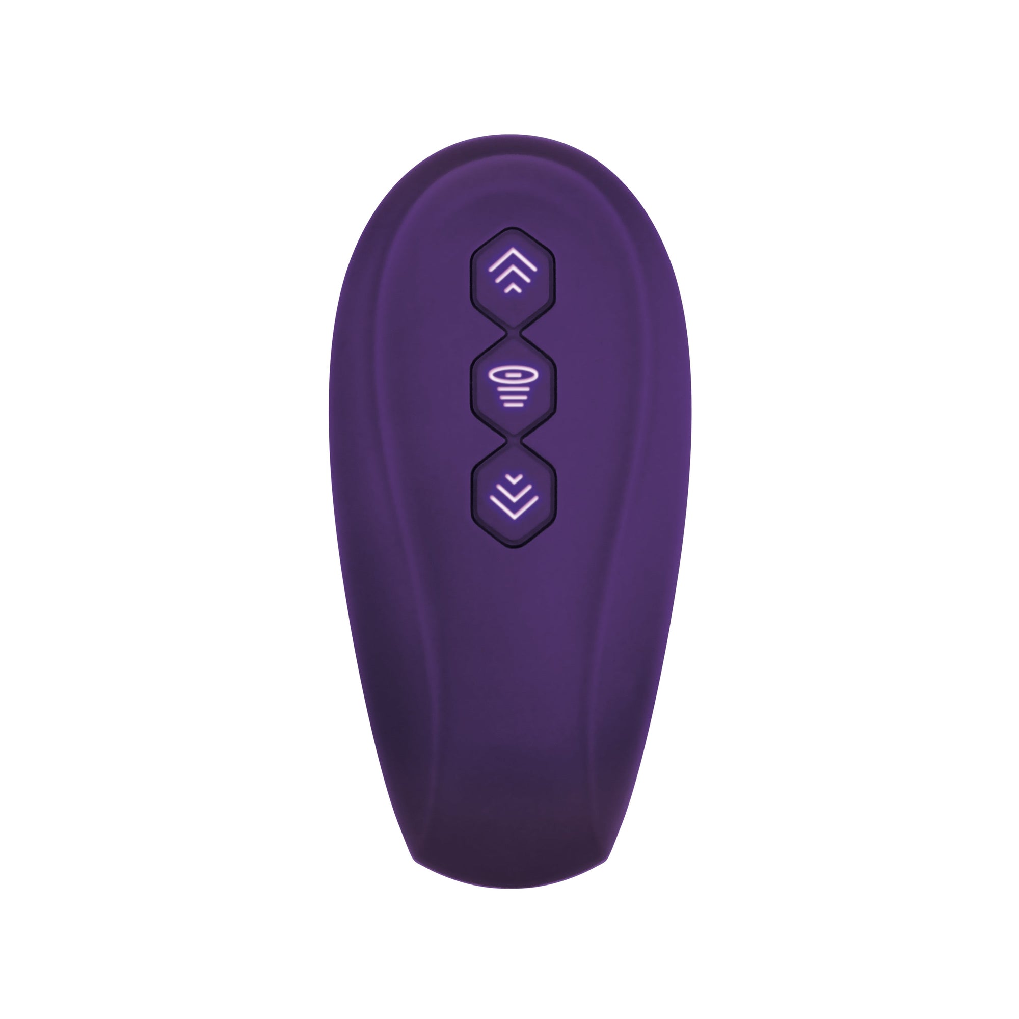 Evolved - 2 Become 1 Remote Tongue Licking Clitoral Air Stimulator Dildo (Purple)