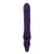 Evolved - 2 Become 1 Remote Tongue Licking Clitoral Air Stimulator Dildo (Purple)