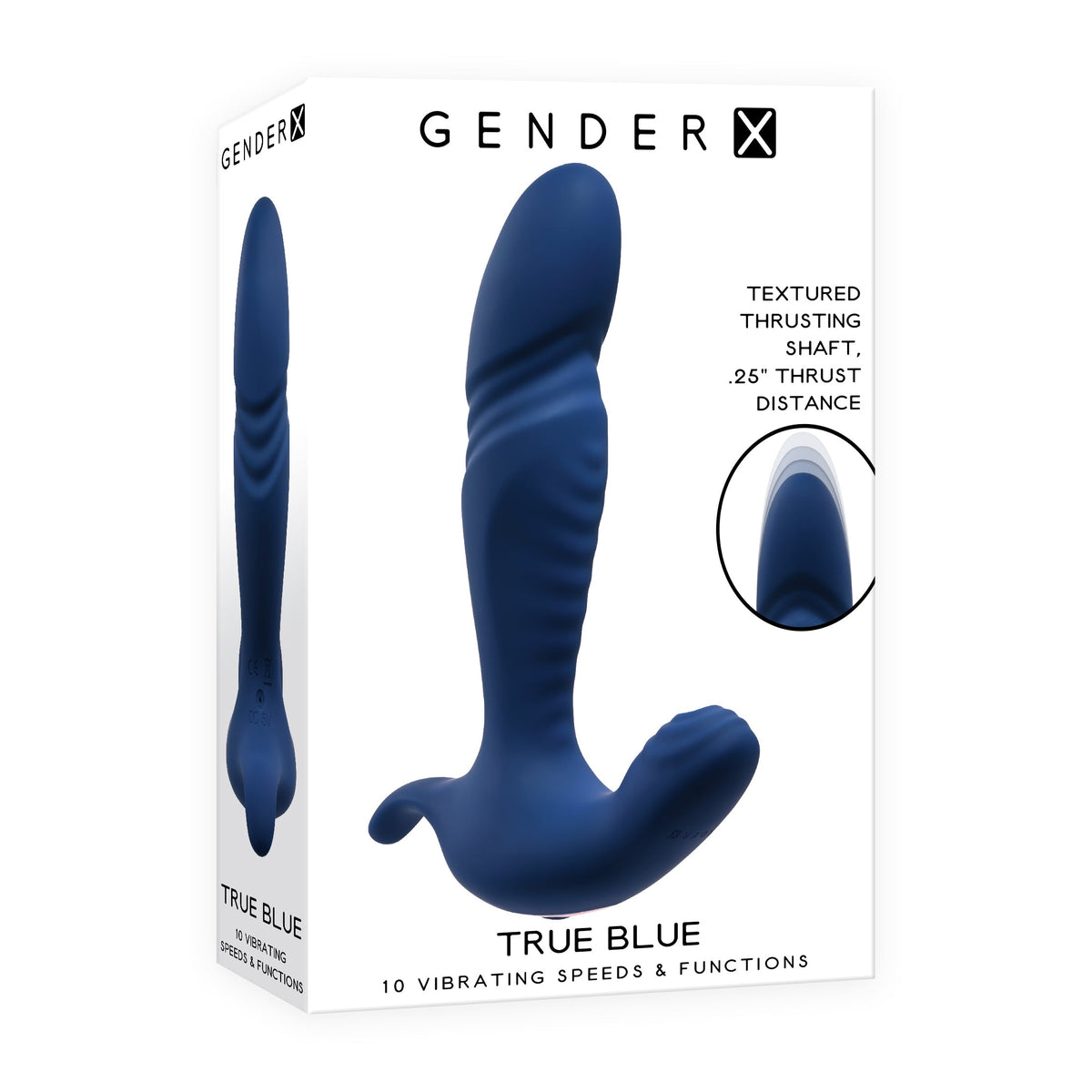 Evolved - Gender X True Blue 前列腺按摩器 (蓝色)
