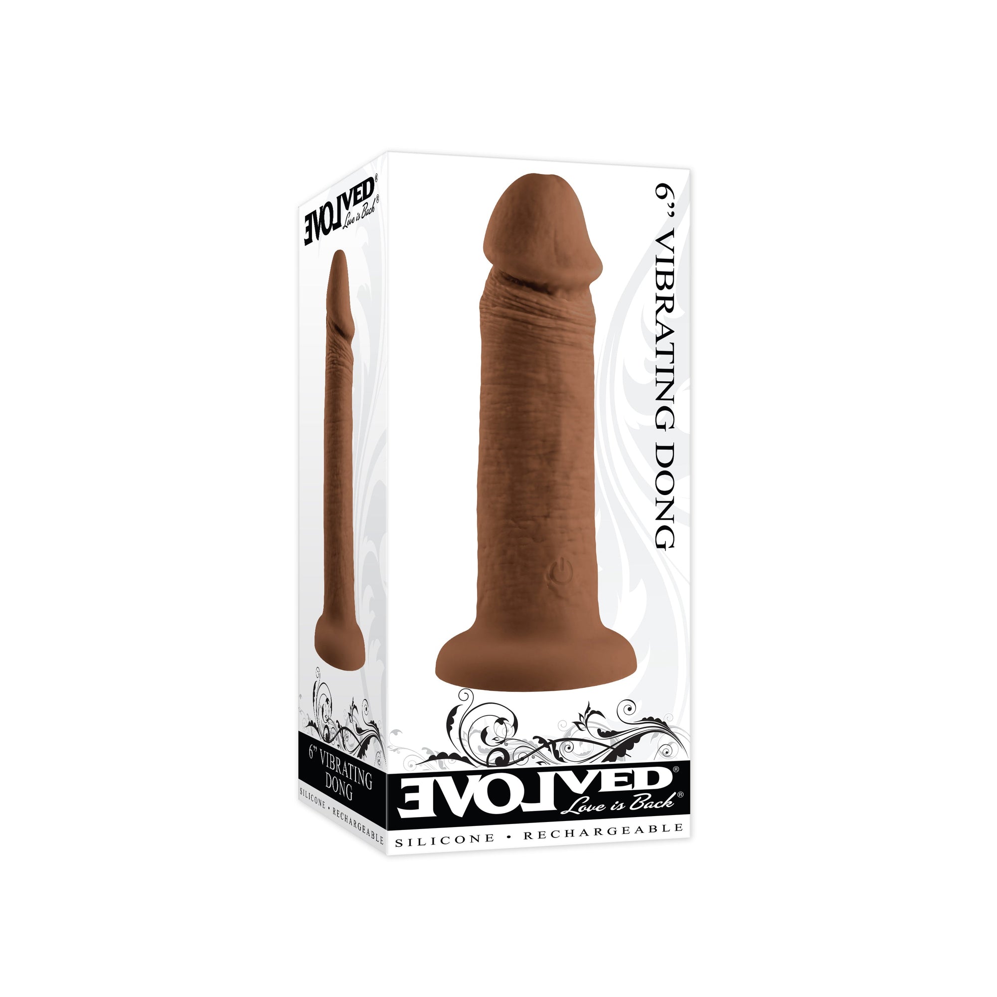 Evolved -  Vibrating Realistic Dong 6"