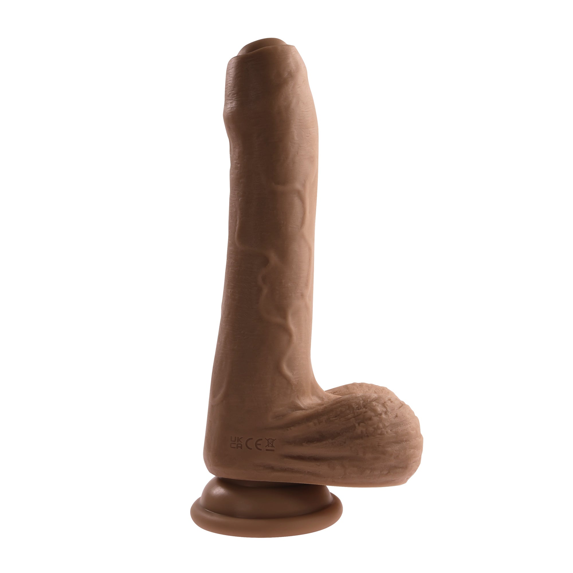 วิวัฒนาการ - Peek A Boo Uncircumcised Dildo สั่นสมจริง 8"