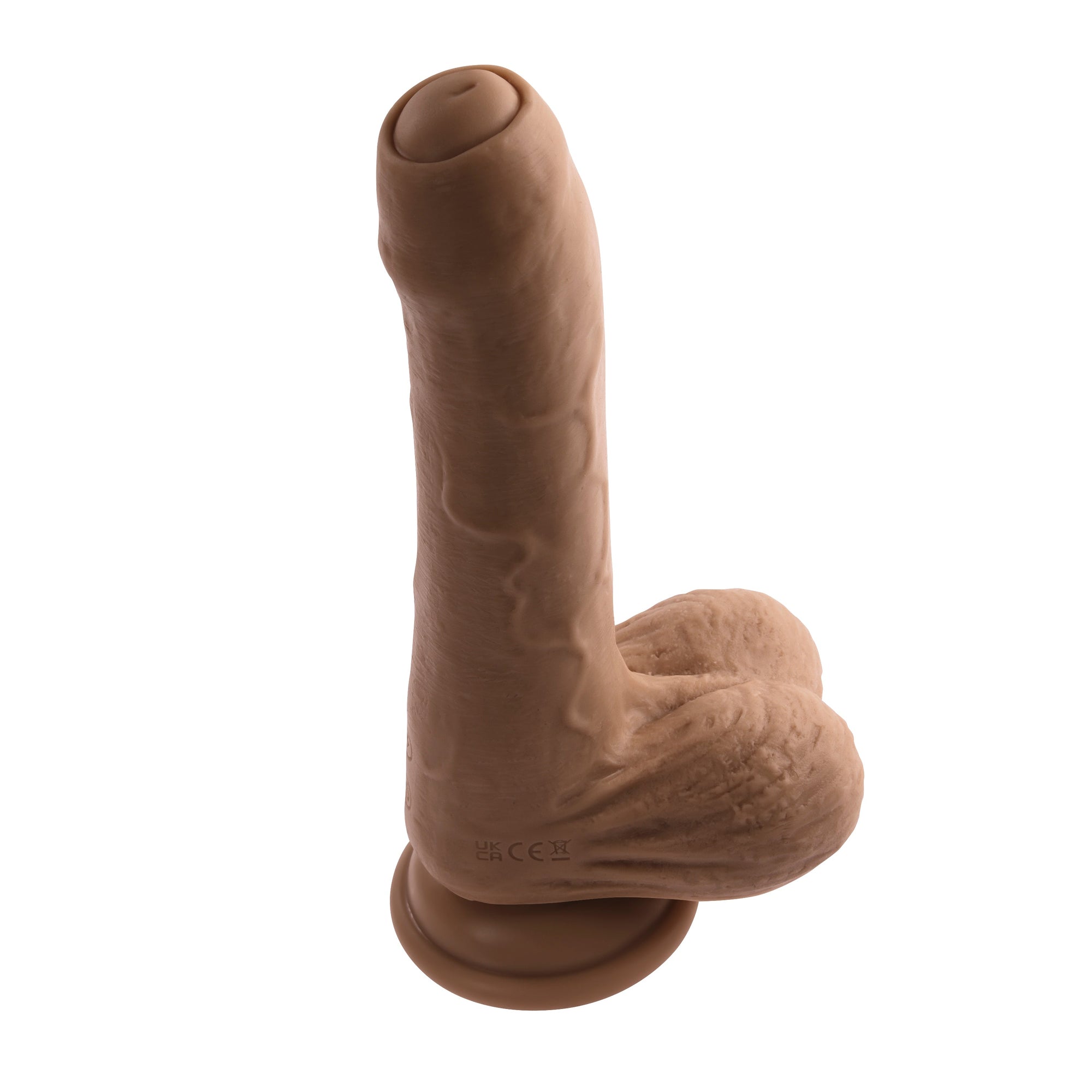 วิวัฒนาการ - Peek A Boo Uncircumcised Dildo สั่นสมจริง 8"